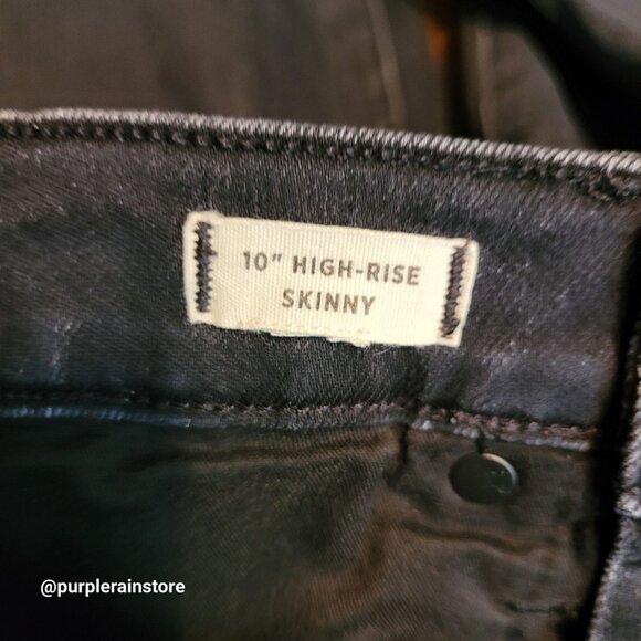 Madewell Jeans Size 28 Skinny 9" High Rise Tummy Control Eclipse Wash AC134 - Picture 5 of 13